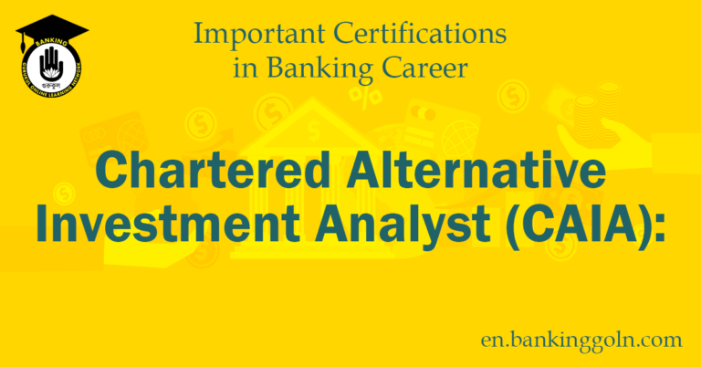 Chartered Alternative Investment Analyst (CAIA)