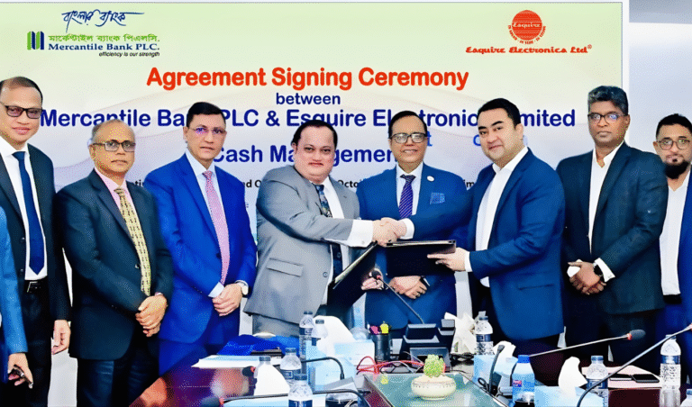 Mercantile Bank, Esquire Electronics ink deal