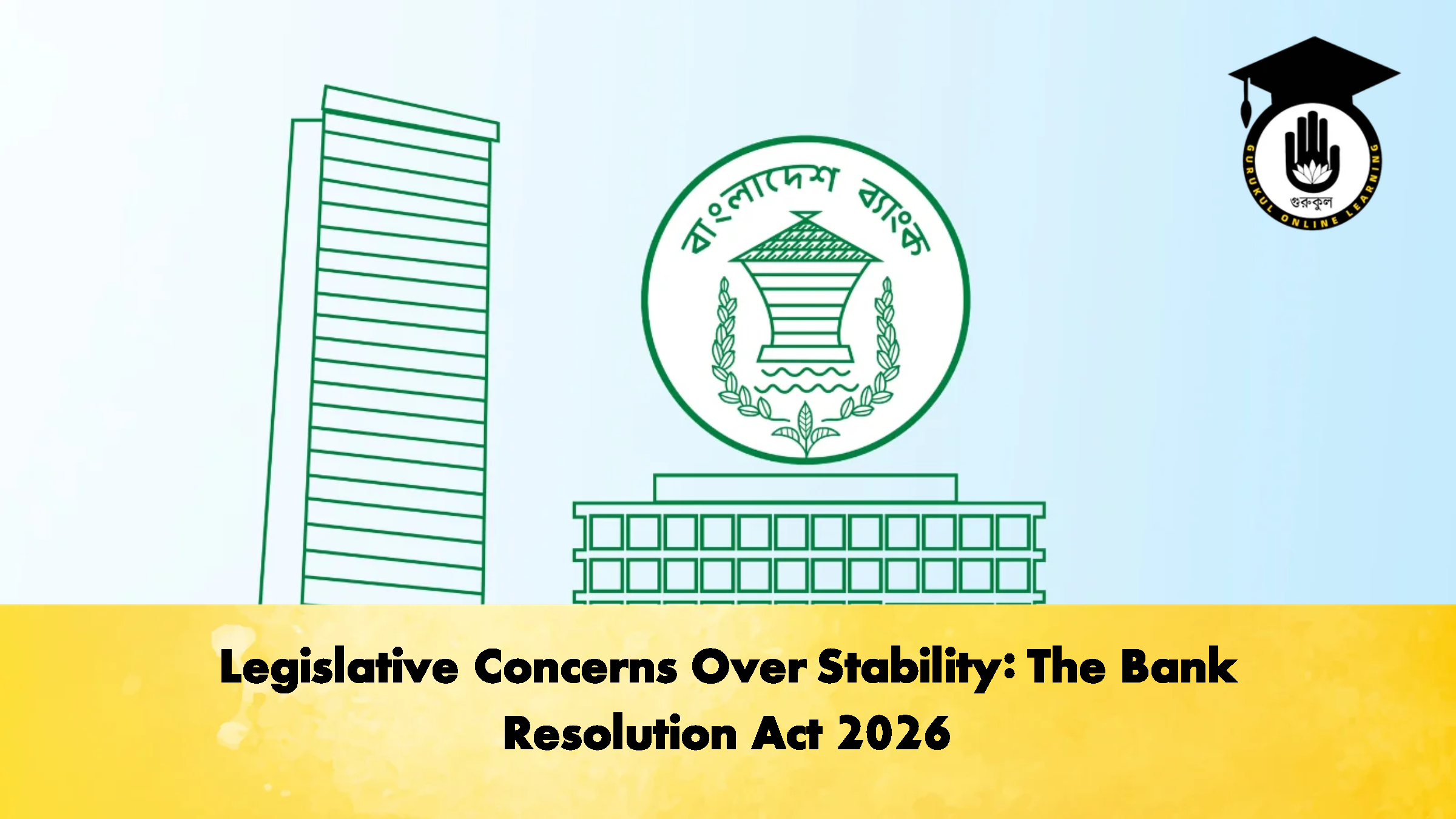 Legislative Concerns Over Stability: The Bank Resolution Act 2026 1 Legislative Concerns Over Stability The Bank Resolution Act 2026 Banking Gurukul, GOLN Legislative Concerns Over Stability: The Bank Resolution Act 2026