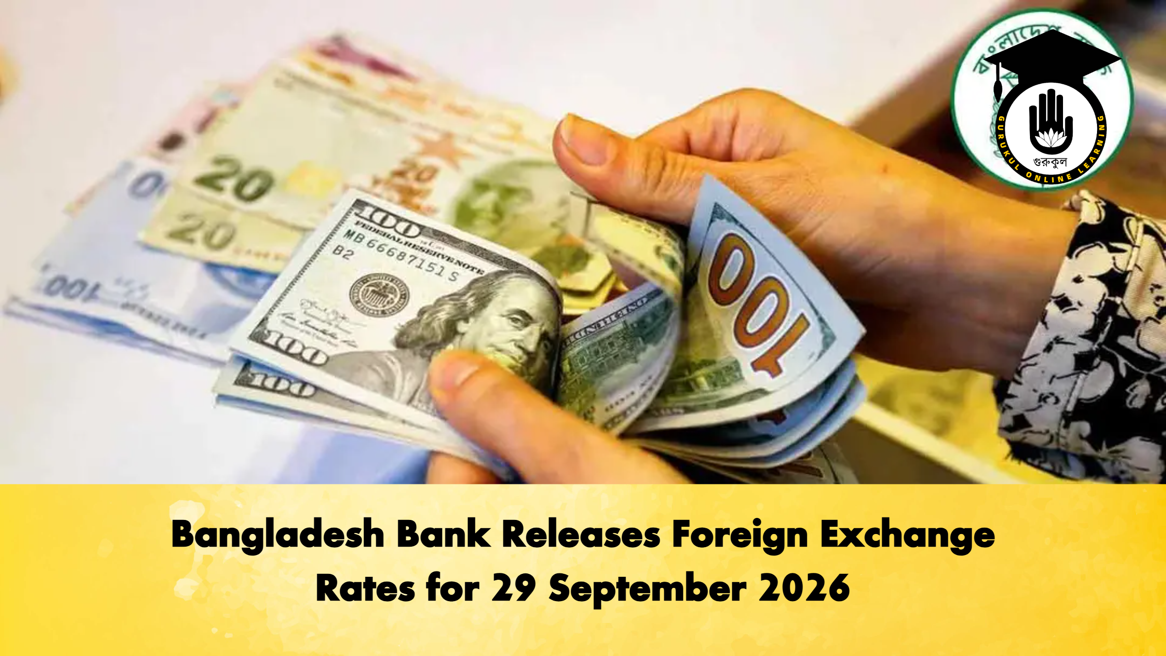 Bangladesh Bank Releases Foreign Exchange Rates for 29 September 2026 1 Bangladesh Bank Releases Foreign Exchange Rates for 29 September 2026