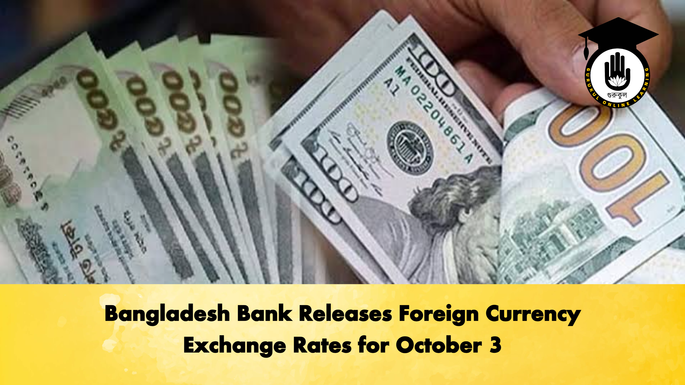 Bangladesh Bank Releases Foreign Currency Exchange Rates for October 3 1 Bangladesh Bank Releases Foreign Currency Exchange Rates for October 3