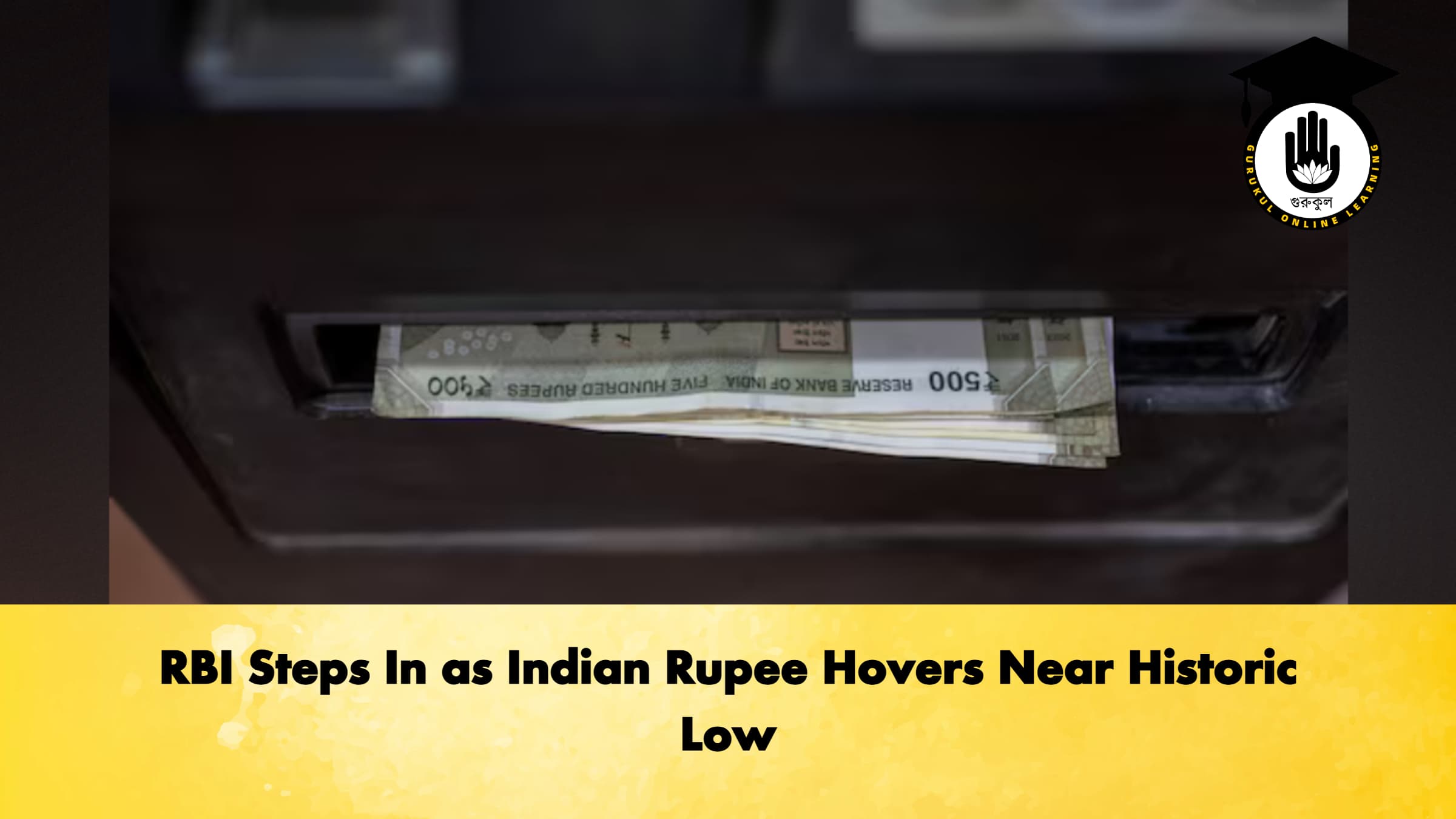 RBI Steps In as Indian Rupee Hovers Near Historic Low